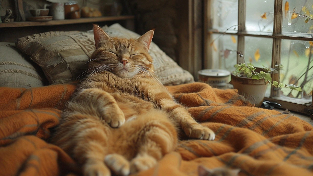 Proč kočky spí v lidských postelích: Výhody a důvody